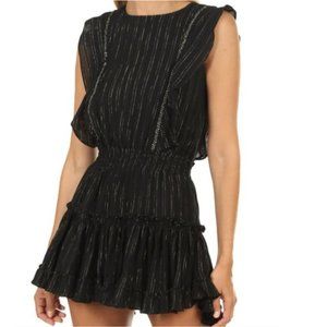 MISA Los Angeles, Size XS, Cielle Dress in Black & Gold